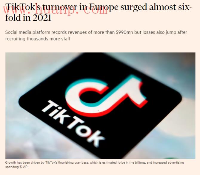 tiktok千粉号购买网站, 2021年TikTok欧洲收入多少，开TikTok小店有多少